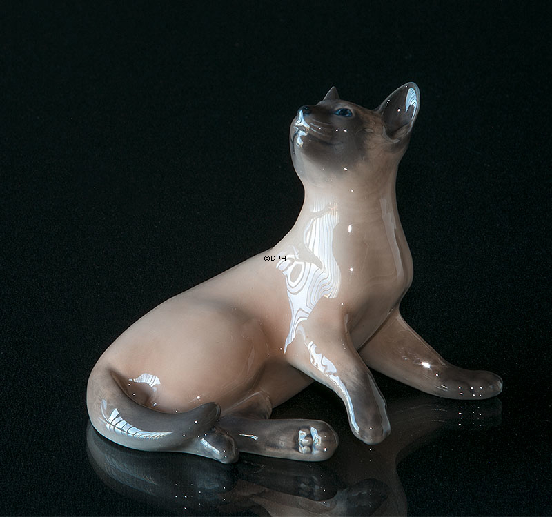 Siamkatze, Royal Copenhagen Katze Figur Nr. 2862