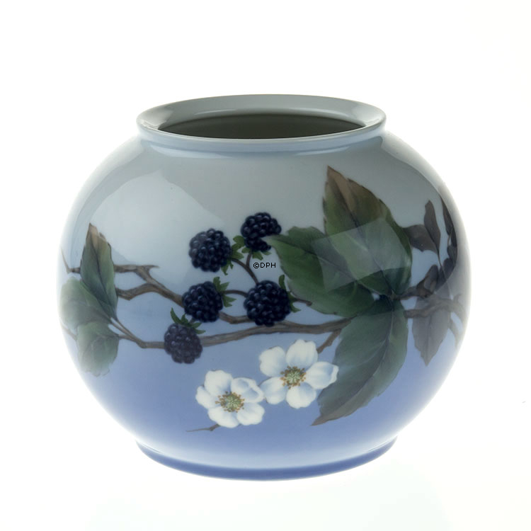 Vase mit Brombeeren, Royal Copenhagen Nr. 288-42-6 oder 288-42B