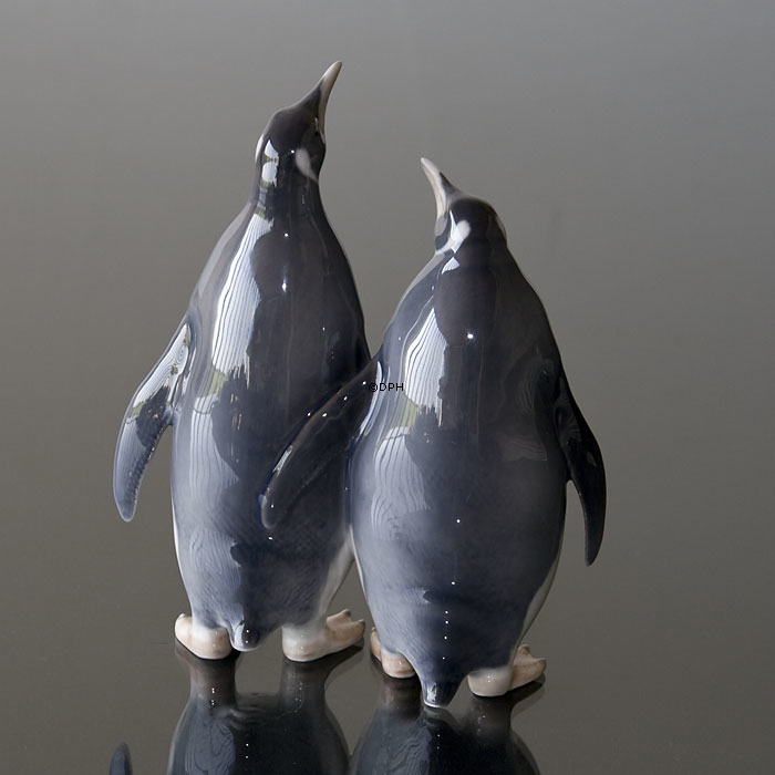 Pinguine, Royal Copenhagen Figur Nr. 2918