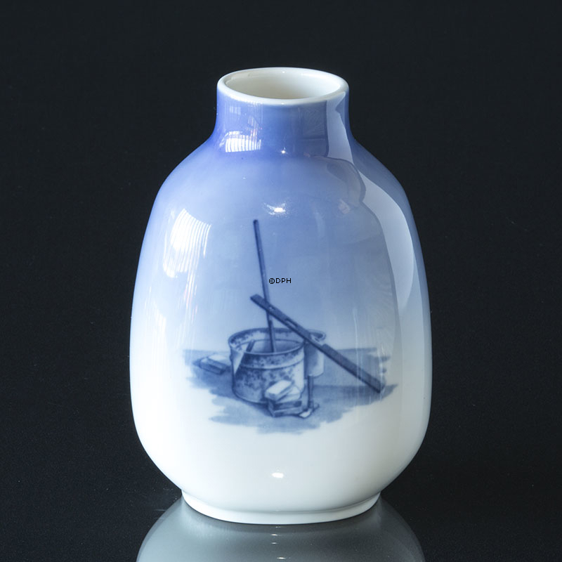 Vase mit Maurer, Royal Copenhagen Nr. 299004-5582