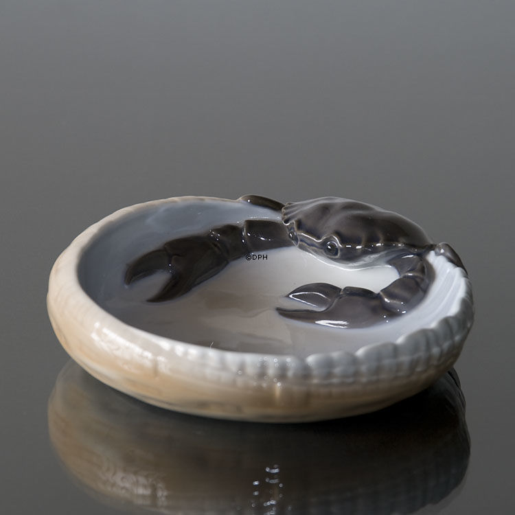 Schale mit Krabben zum Servieren von Meeresfrüchten, Royal Copenhagen No. 313 oder 3131