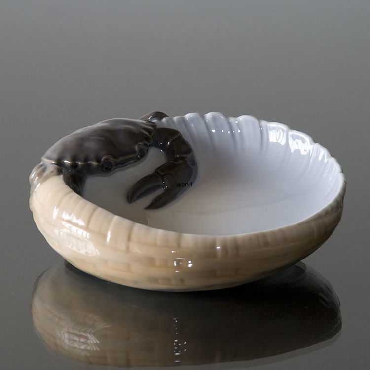 Schale mit Krabben zum Servieren von Meeresfrüchten, Royal Copenhagen No. 313 oder 3131