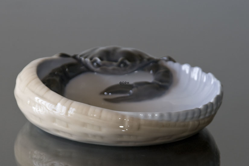 Schale mit Krabben zum Servieren von Meeresfrüchten, Royal Copenhagen No. 313 oder 3131