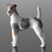 Rauhaariger Terrier 12cm, Royal Copenhagen Hundefigur Nr. 3165
