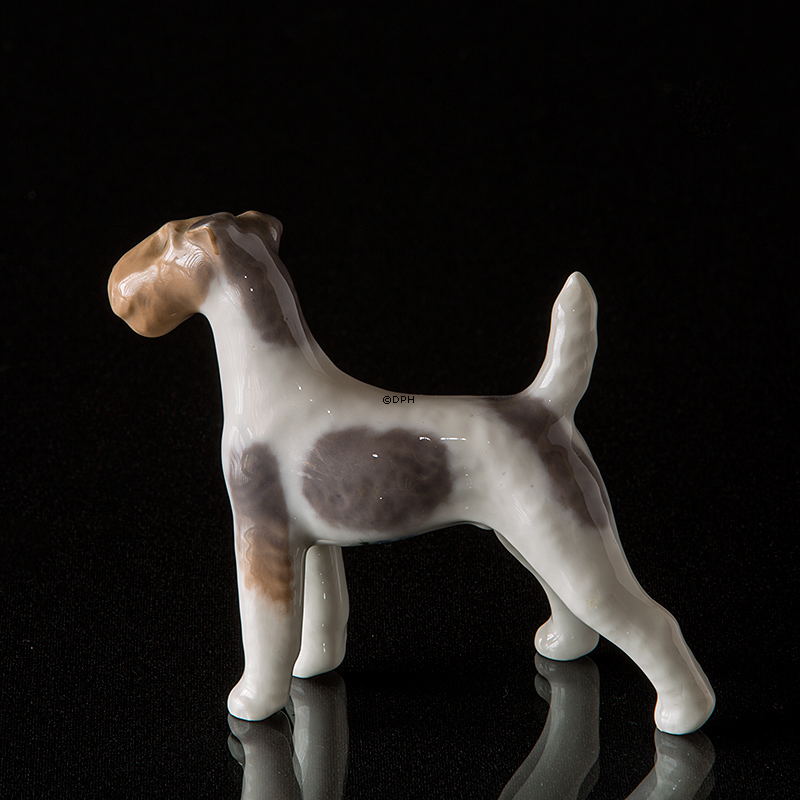 Rauhaariger Terrier 8,5cm, Royal Copenhagen Hundefigur Nr. 3170