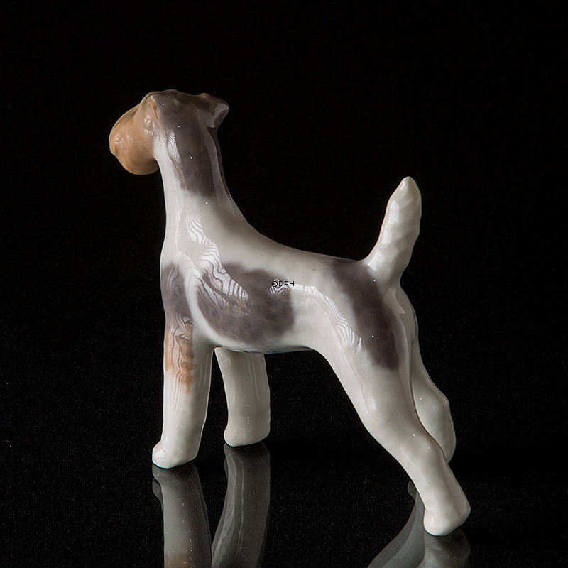 Rauhaariger Terrier 8,5cm, Royal Copenhagen Hundefigur Nr. 3170