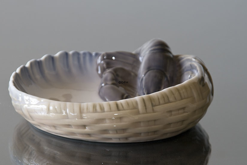 Schale mit Krebsen zum Servieren von Meeresfrüchten, Royal Copenhagen Nr. 314 oder 3277