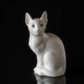 Siamkatze, die zur Seite schaut, Royal Copenhagen Figur Nr. 3281 