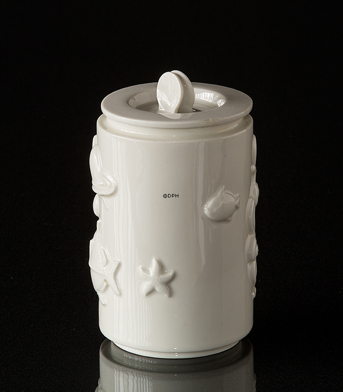 Krug mit Deckel und Fischmotiv Royal Copenhagen Nr. 3287