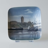 Schale mit Esbjerg Hafen das Tor nach Großbritannien, Royal Copenhagen Nr. 3357