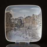 Schale mit der Altstadt in Aarhus, Royal Copenhagen Nr. 3458