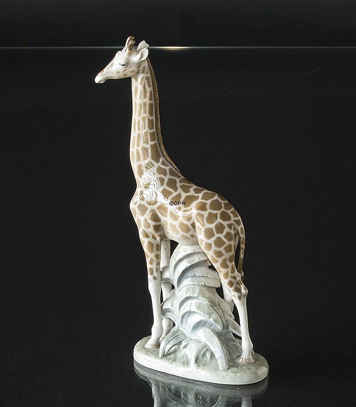 Giraffe, Royal Copenhagen Figur Nr. 3655