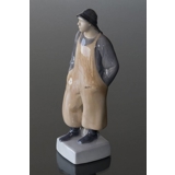 Fischer, der zum Meer schaut und nach dem Fang sehnt, Royal Copenhagen Figur Nr. 3668