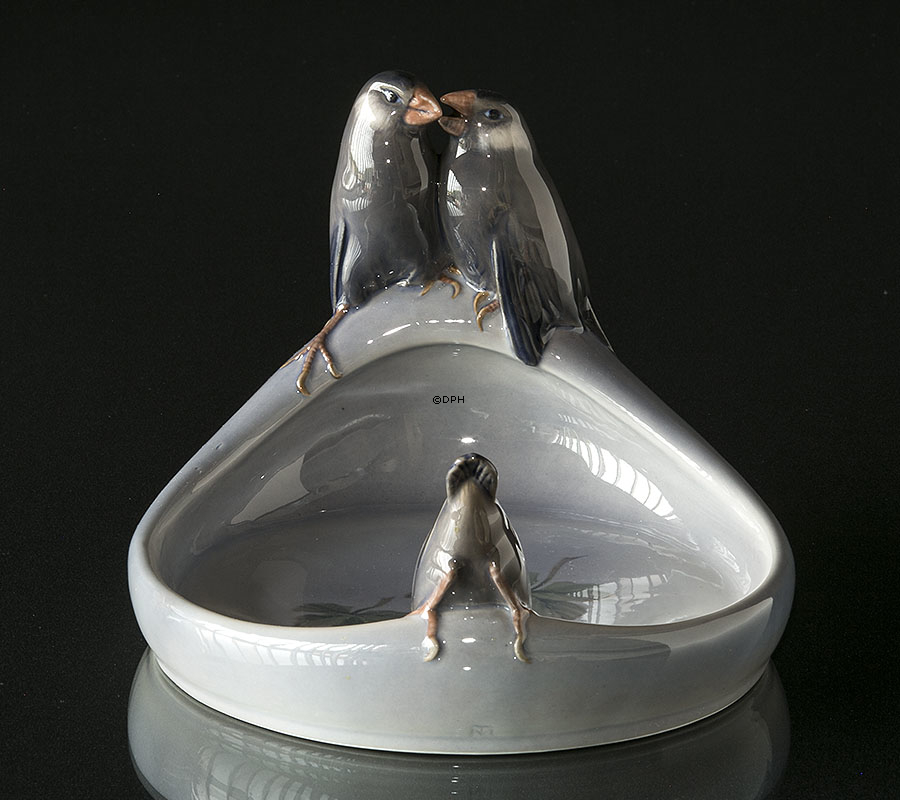 Schale oder Kartenablage mit Finken Royal Copenhagen Nr. 373