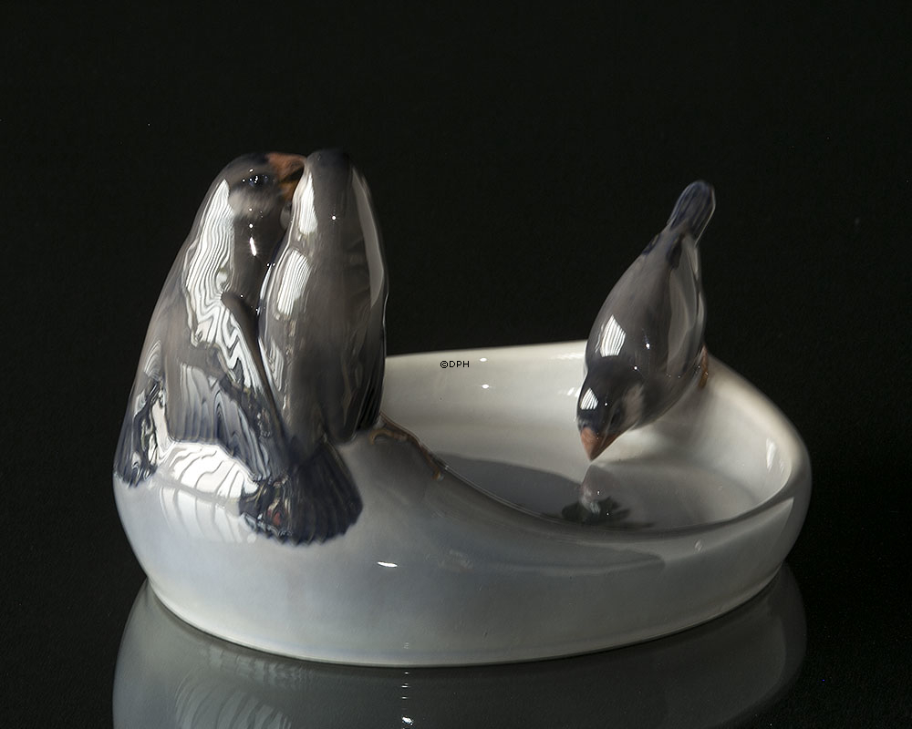 Schale oder Kartenablage mit Finken Royal Copenhagen Nr. 373