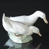 Erpel und Ente, Royal Copenhagen Vogelfigur (Reparatur auf dem schnabel)