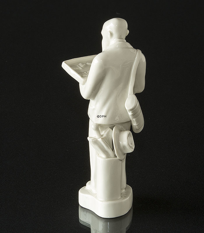 Schmetterlingsjäger / Lepidopterologe, Royal Copenhagen Whites Figur Nr. 4122