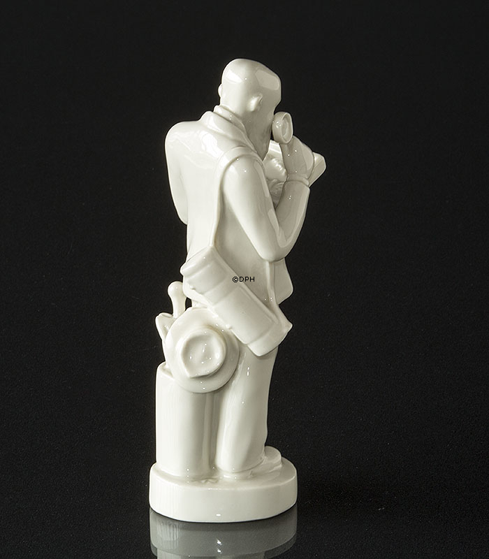 Schmetterlingsjäger / Lepidopterologe, Royal Copenhagen Whites Figur Nr. 4122