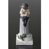Satyr mit Eidechse, Royal Copenhagen Figur Nr. 433