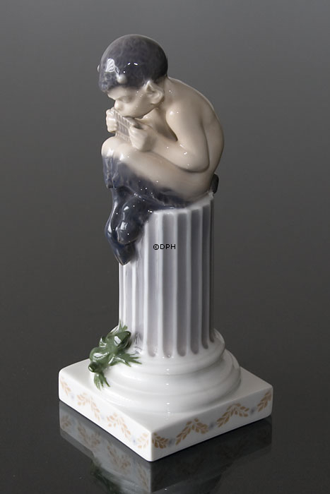 Satyr mit Eidechse, Royal Copenhagen Figur Nr. 433