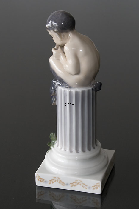 Satyr mit Eidechse, Royal Copenhagen Figur Nr. 433