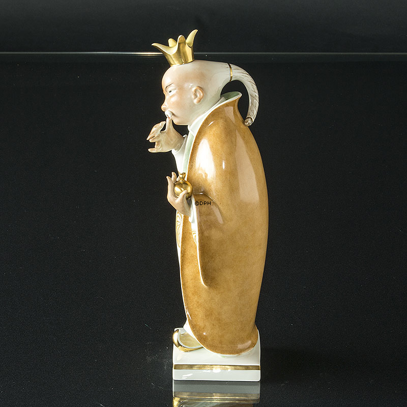 Der Kaiser und die Nachtigall, Royal Copenhagen Figur Nr. 4382 - Überglasur