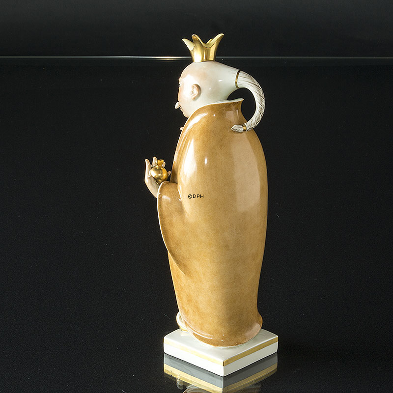 Der Kaiser und die Nachtigall, Royal Copenhagen Figur Nr. 4382 - Überglasur