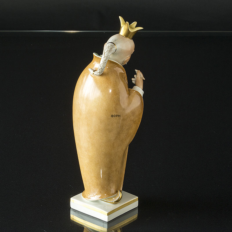 Der Kaiser und die Nachtigall, Royal Copenhagen Figur Nr. 4382 - Überglasur
