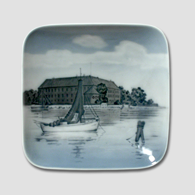 Schale mit Sonderburg Schloss, Royal Copenhagen Nr. 4379