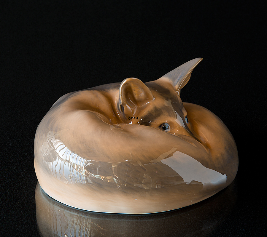 Fuchs, Royal Copenhagen Figur Nr. 438