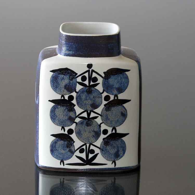 Fayencevase, signiert SH, Royal Copenhagen Nr. 441-3121