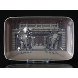 Schale mit Carlsberg Das Elefantentor, Royal Copenhagen Nr. 4415