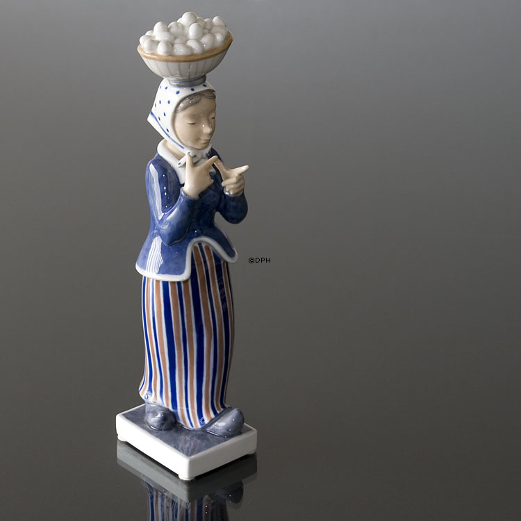 Die Frau und die Eier, Royal Copenhagen Figur Nr. 4418