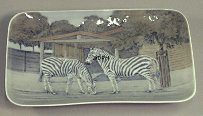 Schale mit dem Kopenhagener Zoo, Royal Copenhagen Nr. 4545