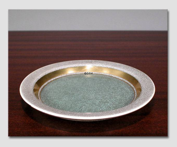 Grüne Schüssel, Craquele, Royal Copenhagen Nr. 457-3010