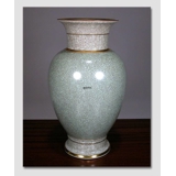 Grüne Craquele Vase, Royal Copenhagen Nr. 457-3059