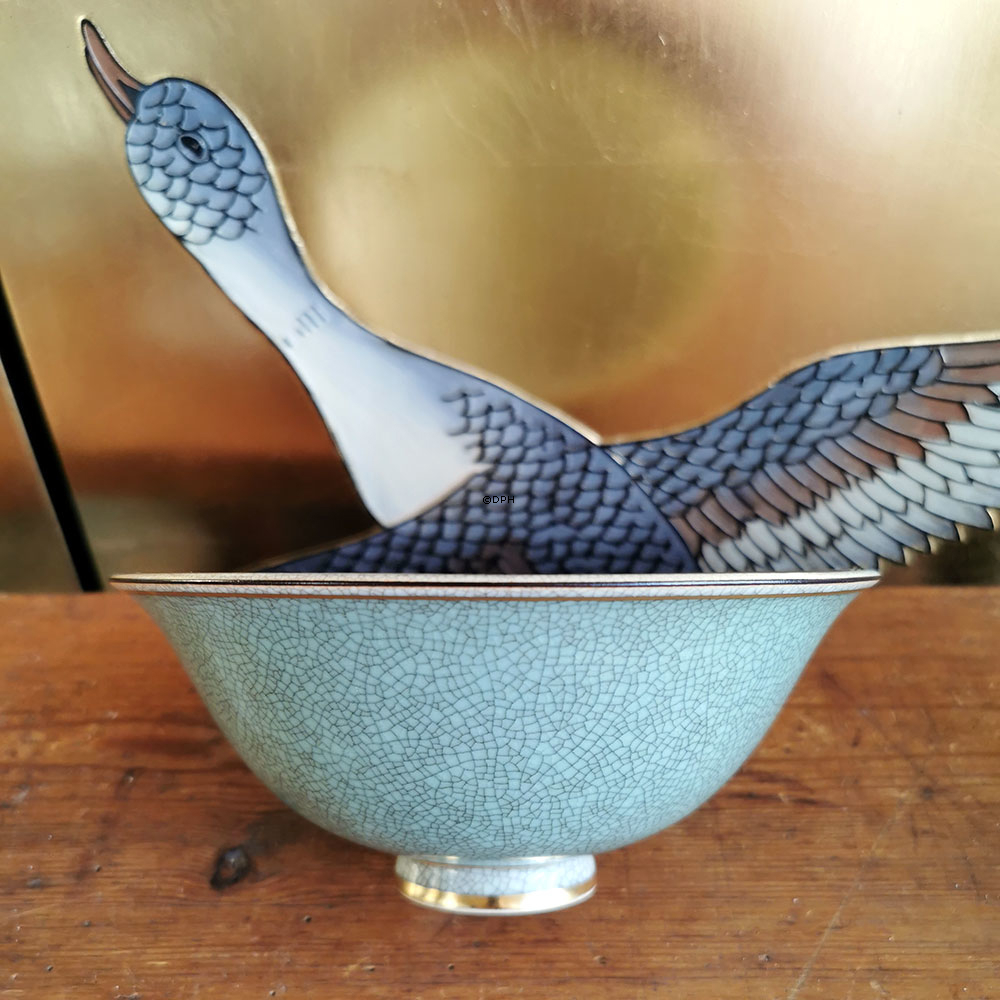 Grüne Schale Craquele, Royal Copenhagen Nr. 457-?