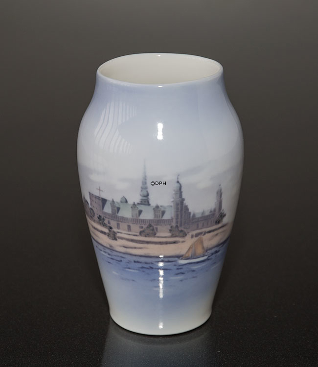 Vase mit Schloss Kronborg, Royal Copenhagen Nr. 4571
