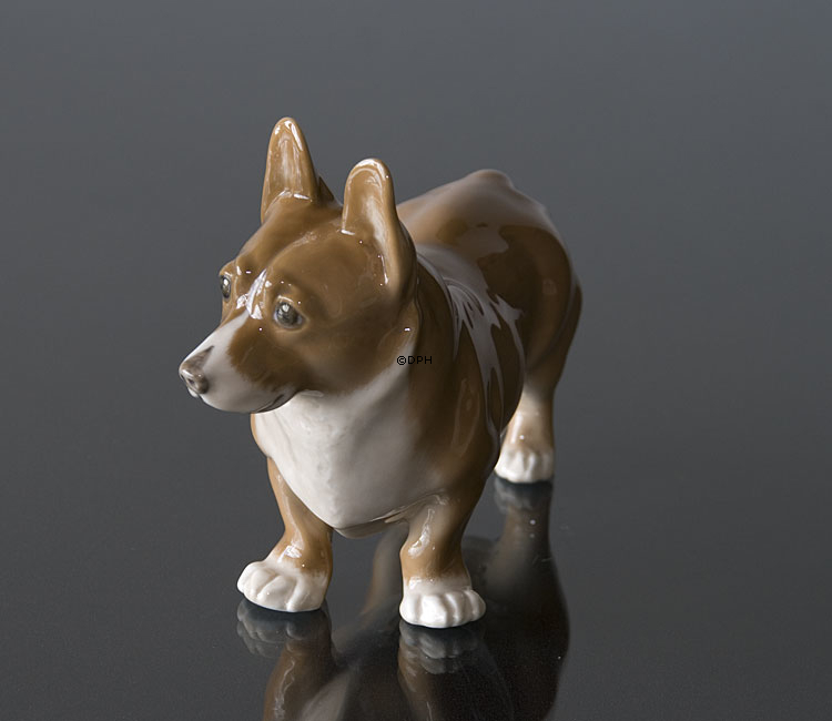 Welsh Corgi, Royal Copenhagen Hundefigur Nr. 4593