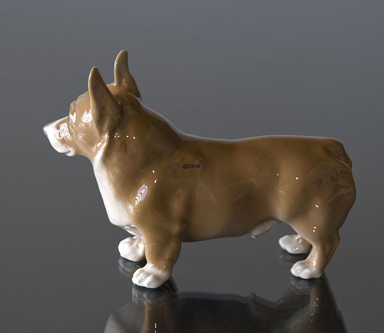 Welsh Corgi, Royal Copenhagen Hundefigur Nr. 4593