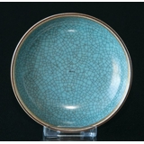 Blaue Craquele Schale 9,5 cm, Royal Copenhagen Nr. 460-2653