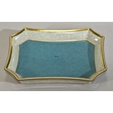 Türkise Schale Craquele, Royal Copenhagen Nr. 460-3391