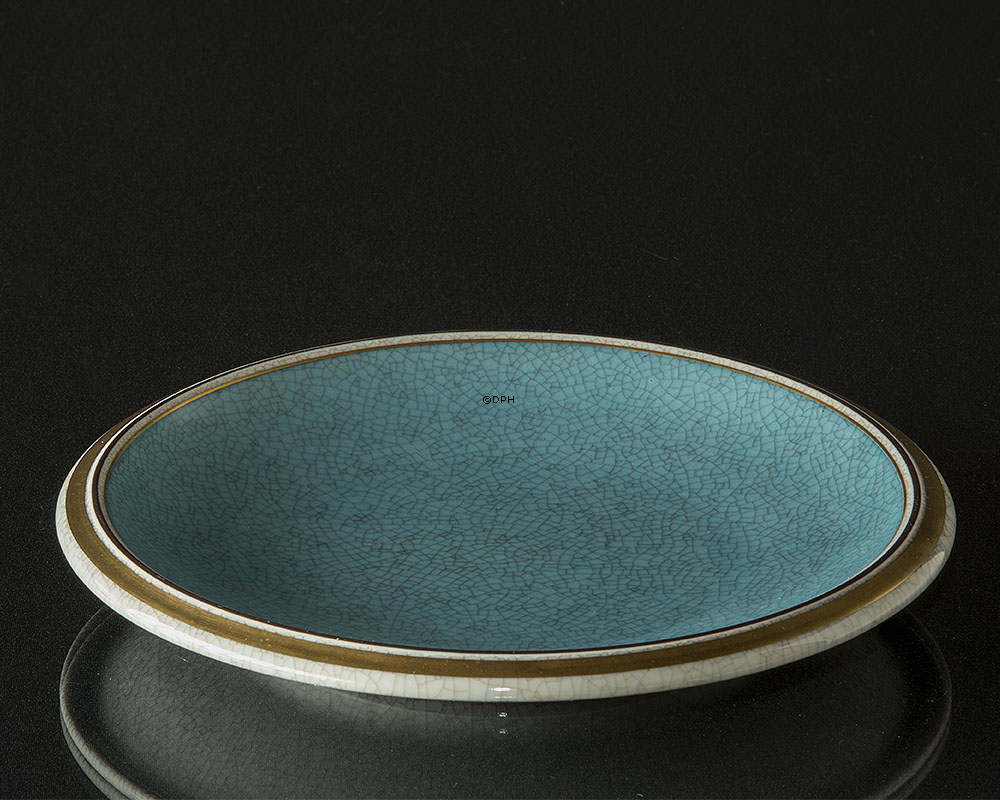 Blaue Schale Craquele, 21 cm, Royal Copenhagen Nr. 460-4023