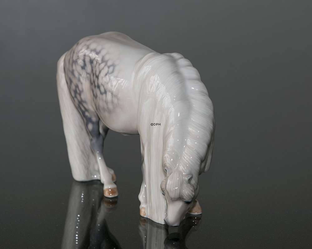 Shetlandpony, Royal Copenhagen Pferd Figur Nr. 4609