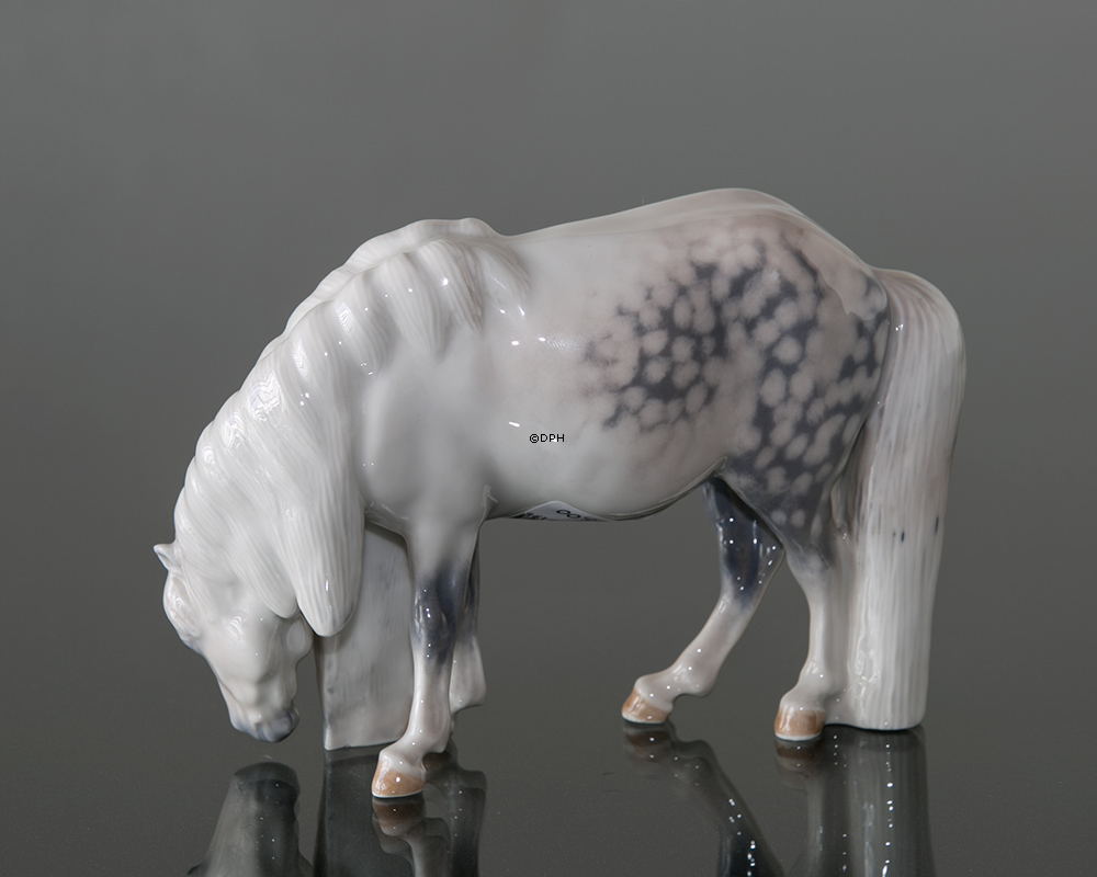 Shetlandpony, Royal Copenhagen Pferd Figur Nr. 4609
