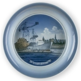 Schale mit Helsingør Werft, Royal Copenhagen Nr. 4610