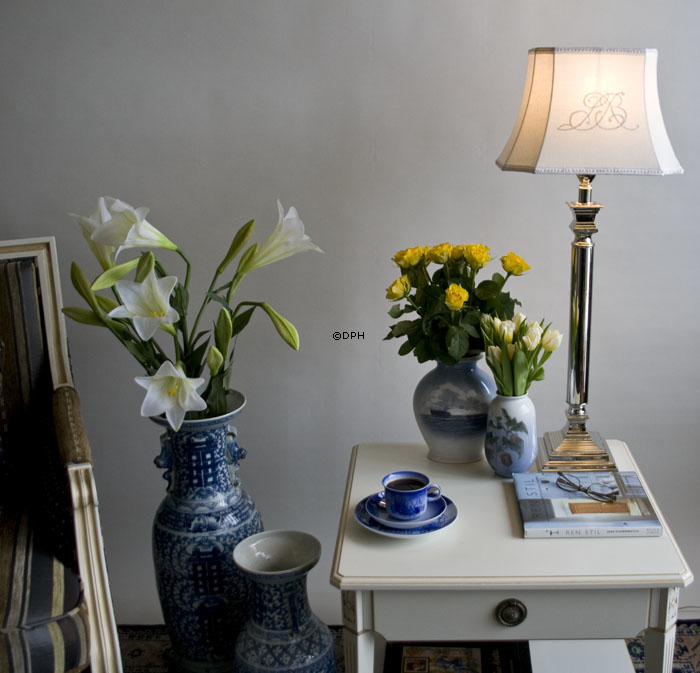 Vase mit der Fähre "Die Brücke", Royal Copenhagen Nr. 4614