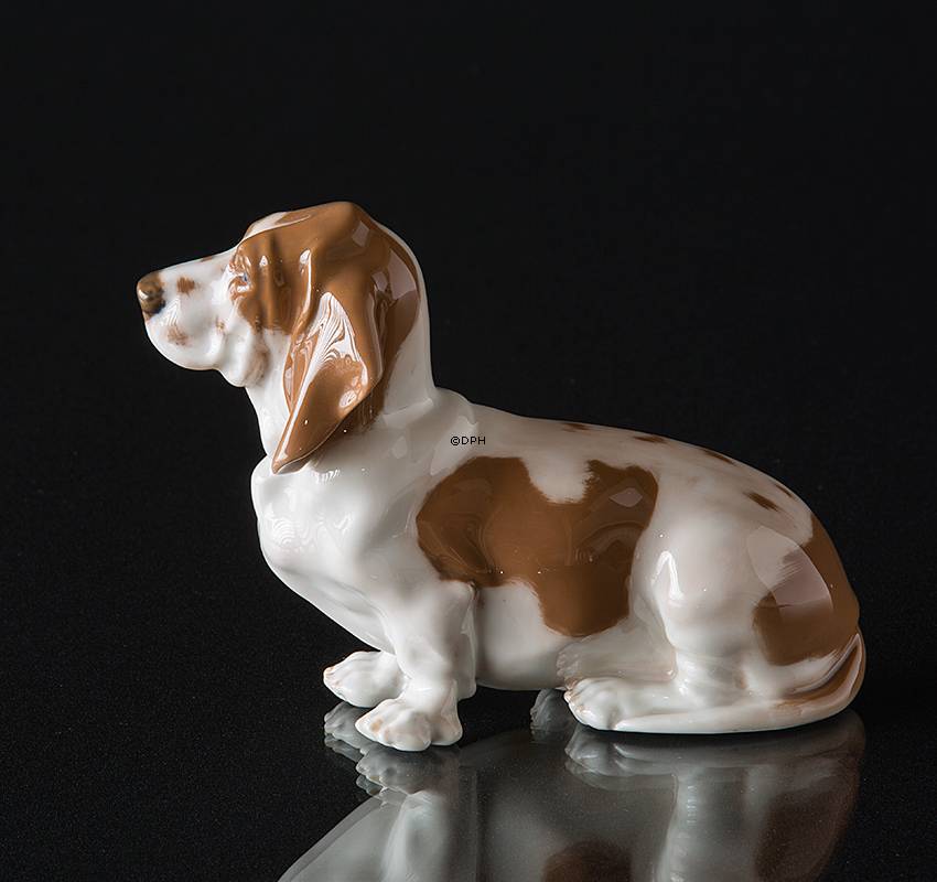 Basset Hound, Royal Copenhagen Hundefigur Nr. 4616