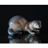 Nerz, braun, Royal Copenhagen Figur Nr. 4654