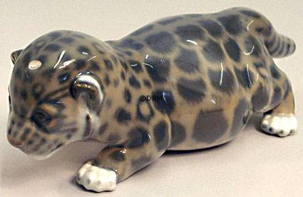 Jaguar Jungtier, Royal Copenhagen Figur Nr. 4659